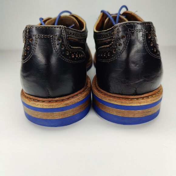 Allen Edmonds "Strandmok" Cap-Toe Oxfords Mens 10 1/2 B Made in USA - Picture 6 of 8